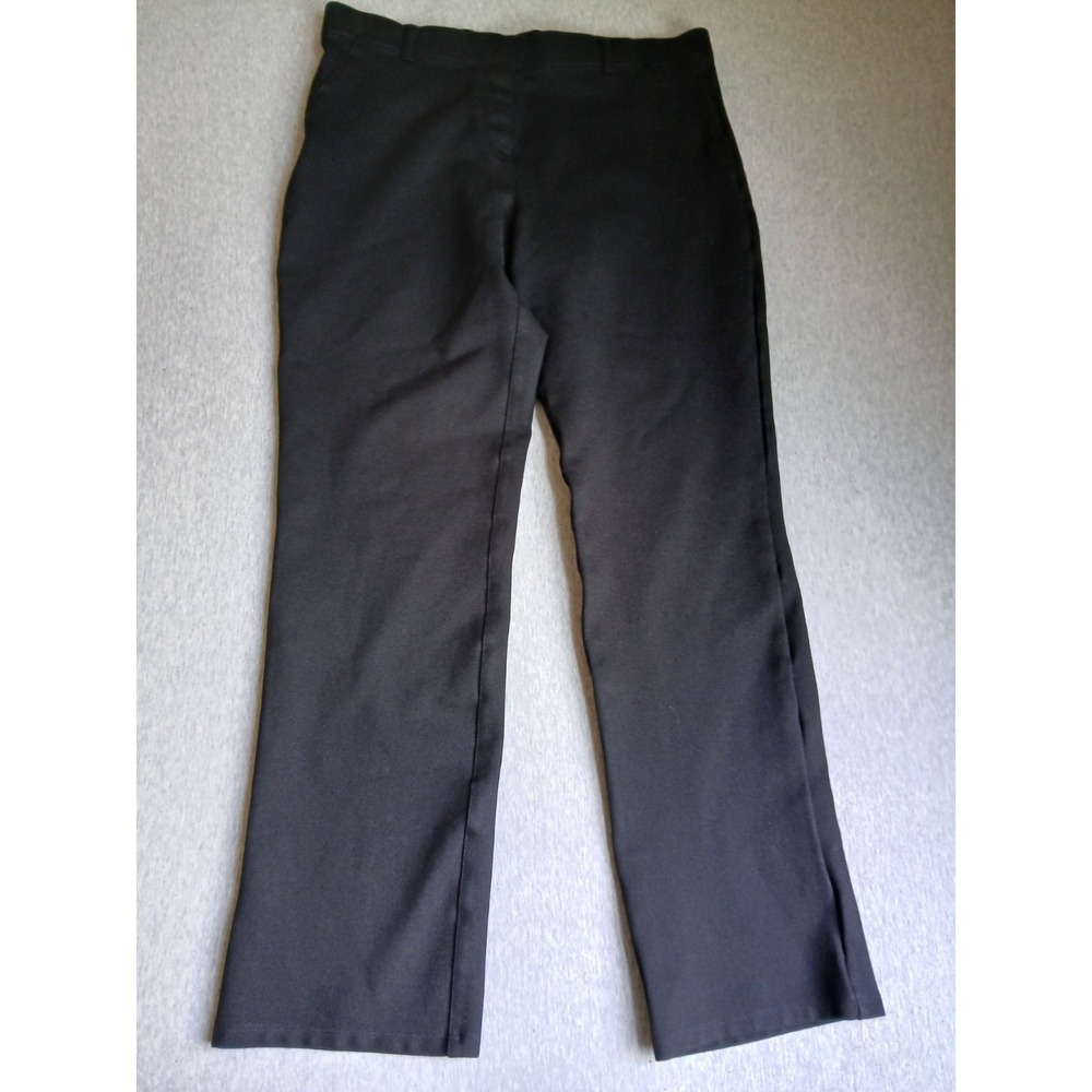 Quince Pants Large Ponte Knit Straight Trouser Pull On Career Work Office